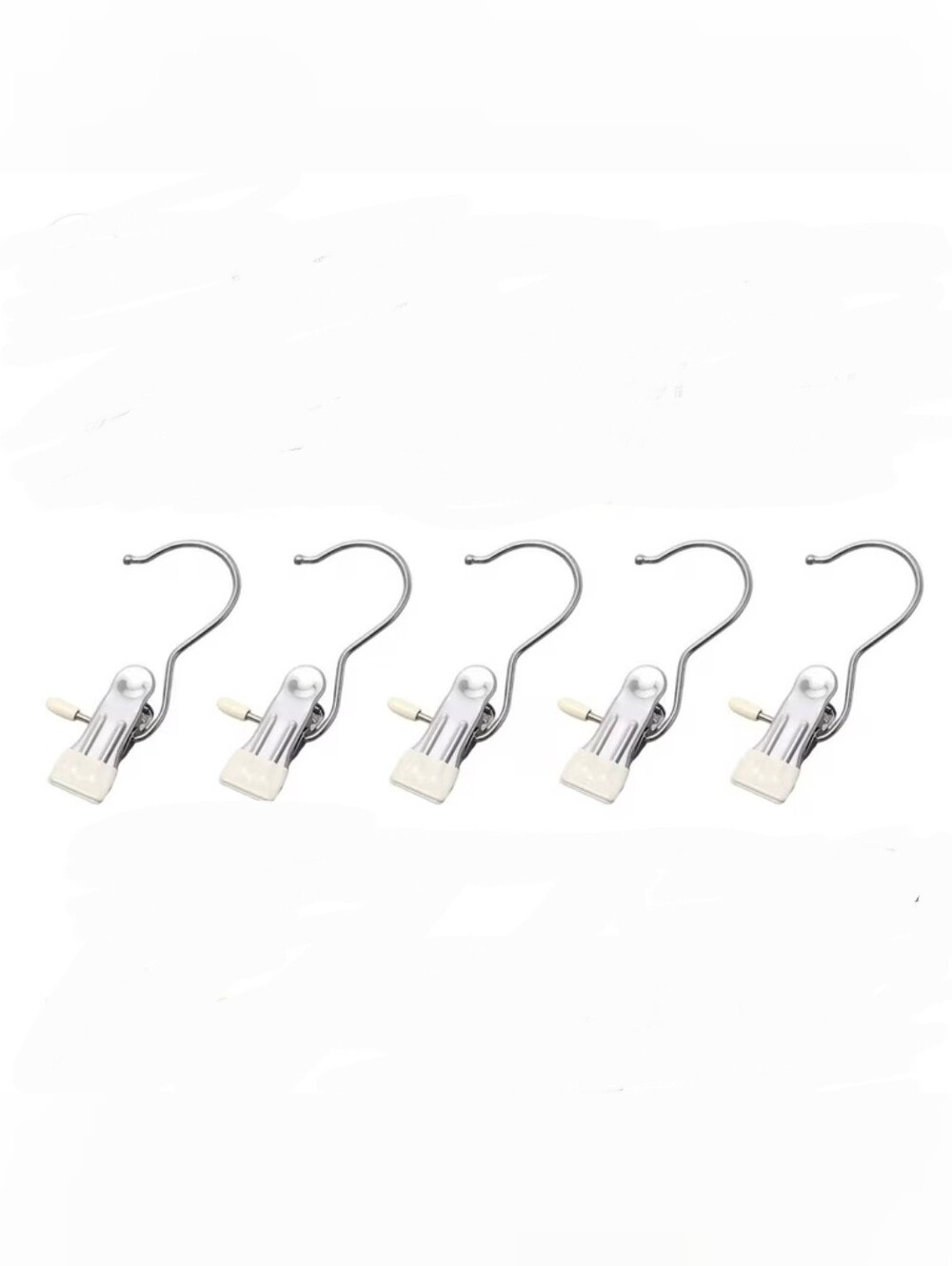 5pk Universal Metal Clip Hangers for Leggings, Pants, Etc BNIB
